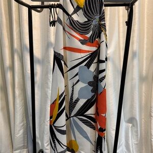 Floral Abstract Mid thigh dress